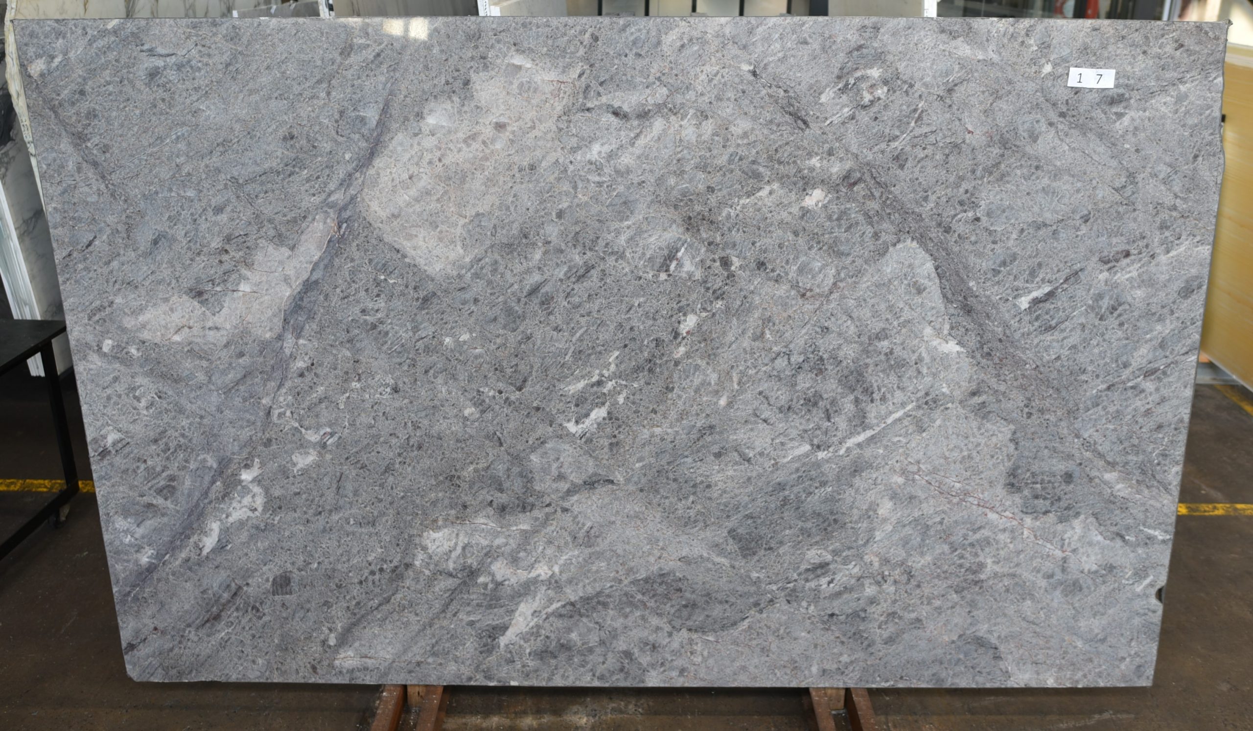 Sky Grey Polished Quartzite Slab SNB Stone Australia