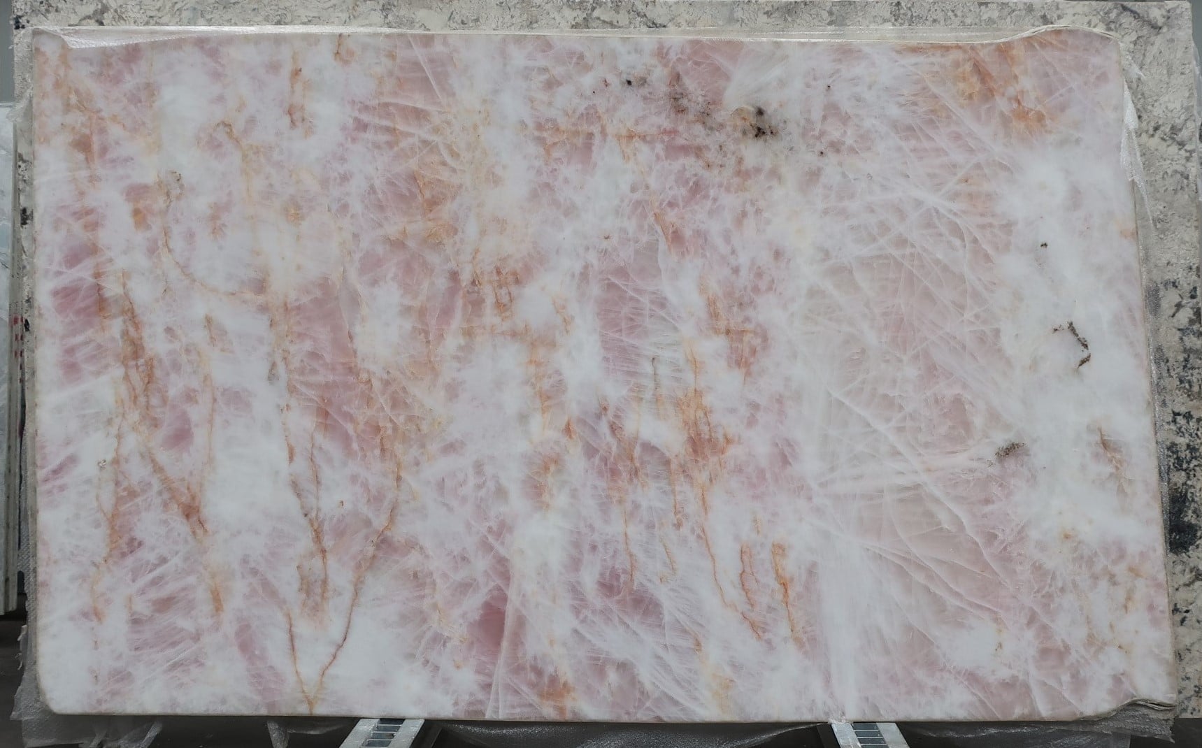Pink Crystal Polished Quartzite Slabs SNB Stone Australia