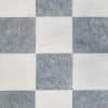 Marble mosaic checkerboard tiles
