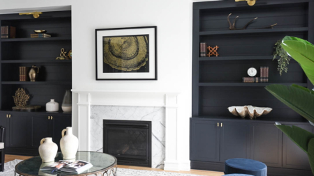 Calacatta Statuario Fireplace