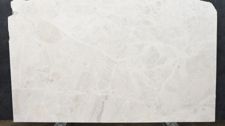 Arctic Ice honed white marble slab, batch 1629-5M
