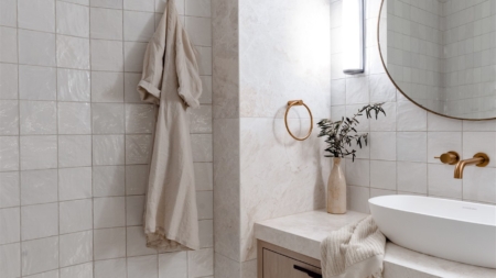 Arctic Ice Bathroom Wall