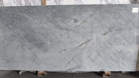 Atlantic Stone polished grey rhyolite slab, batch 705B-6Q