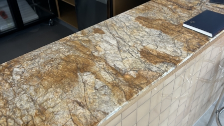 Baroque Honed Cafe Counter