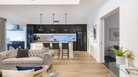 Bianco Venato Kitchen Island