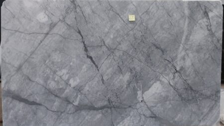 Bianco Venato grey marble slab with black veining, batch 1049B-6M