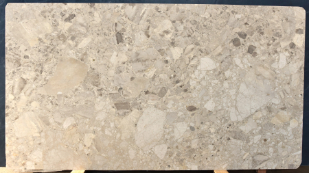 Brecciata beige marble slab, batch 1322B-1M