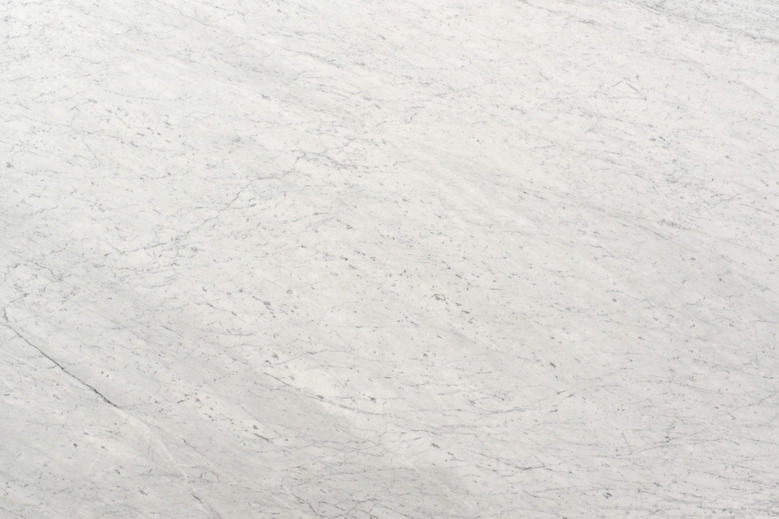 Carrara white marble slab with grey veining