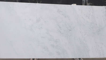 Carrara white marble slab with grey veining, batch 1006-4M