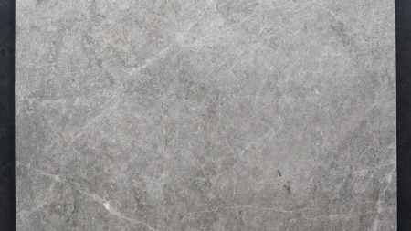 Chambord Grey honed limestone slab, batch 1666-1L