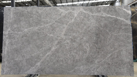 Chambord Grey honed limestone slab, batch 1667B-1L