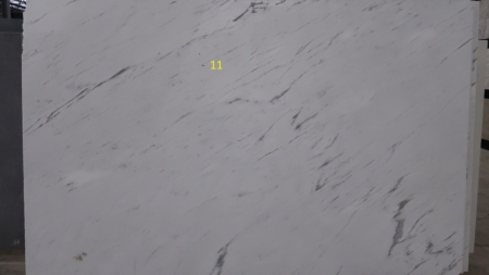 Dallas White honed dolomite slab with grey veining, batch 1010B-2D