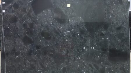 Negresco black quartzite slab, batch 932B-1Q