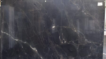 Negresco black quartzite slab, batch 923-3Q