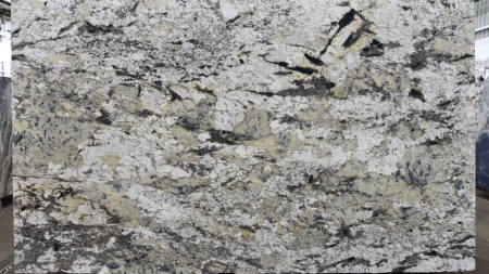 Hemis White leathered granite slab, batch 1577-2G