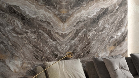 Infinity Orobico Luxe Porcelain Slabs Living Room Wall