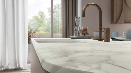 Infinity Calacatta Magnifico Porcelain Slabs Benchtop