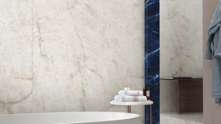 Infinity Crystal Ice Porcelain Slabs Bathroom Wall