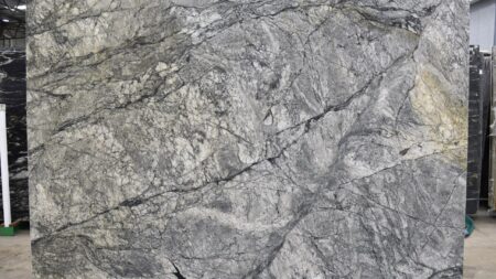 Nevada Grey honed brown granite slab, batch 1606-8G