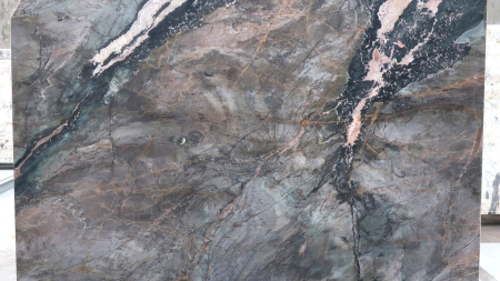 Olgas honed green quartzite slab, batch 1606-7Q