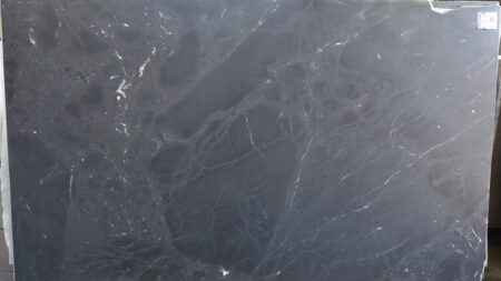 Omega Black quartzite slab with white veining, batch 1105-3Q
