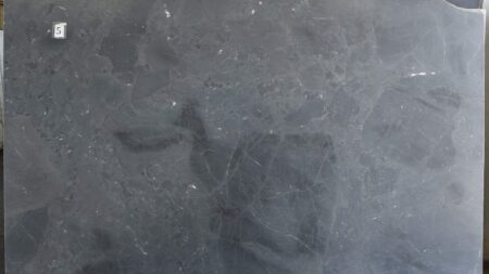 Omega Black quartzite slab with white veining, batch 817-3Q