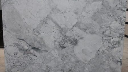 Super White grey dolomite slab, batch 1226B-3D