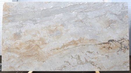 Vaucluse White honed cream dolomite slab, batch 1460-2D