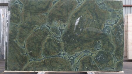 Vitoria Regia leathered green quartzite slab, batch 1513B-3Q