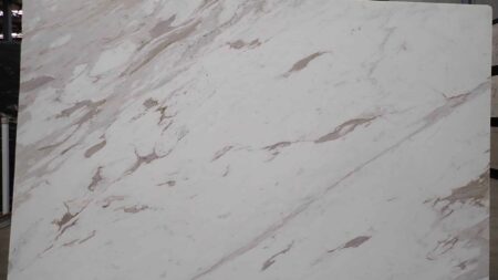 Volakas honed white dolomite slab, batch 1449B-2D