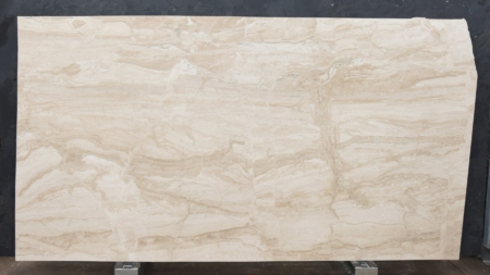 Diano Reale honed cream and beige marble slab, batch 1693-2M