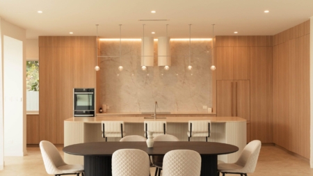 Infinity Crystal Ice Porcelain Slabs Kitchen Splashback