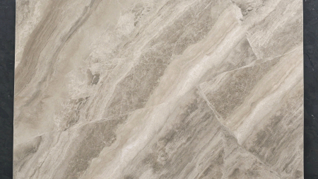 Mercury honed brown marble slab, batch 1701-6M