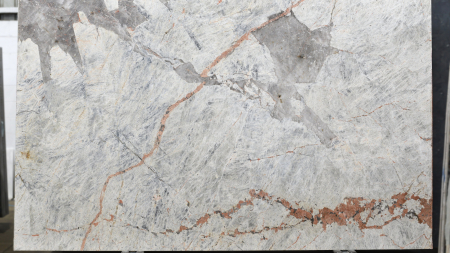 Echuca White honed pink granite slab, batch 1732-4G