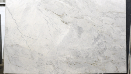 Matarazzo honed white dolomite slab sage grey veining