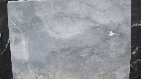 Platinum Grey honed grey marble slab